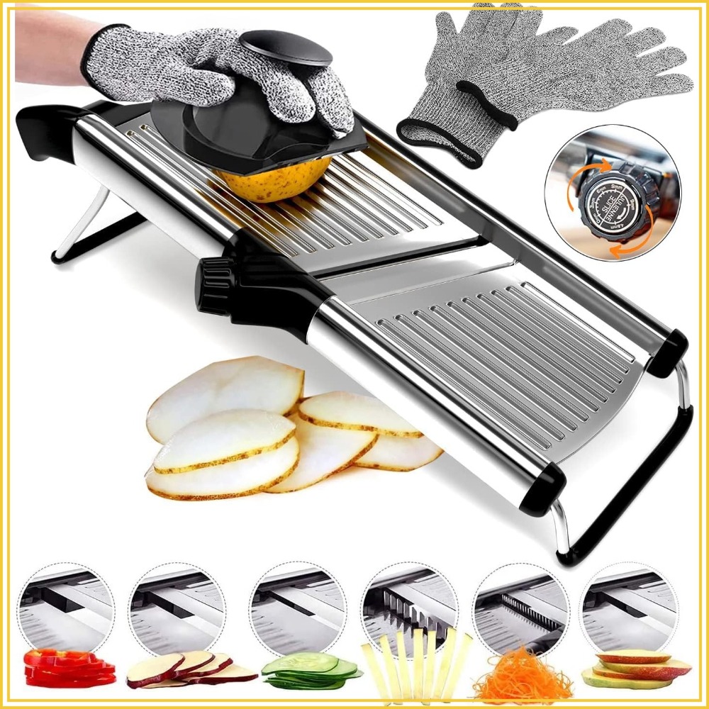 Cut Resistant Glove - Stainless Steel Mandoline Slicer – 6