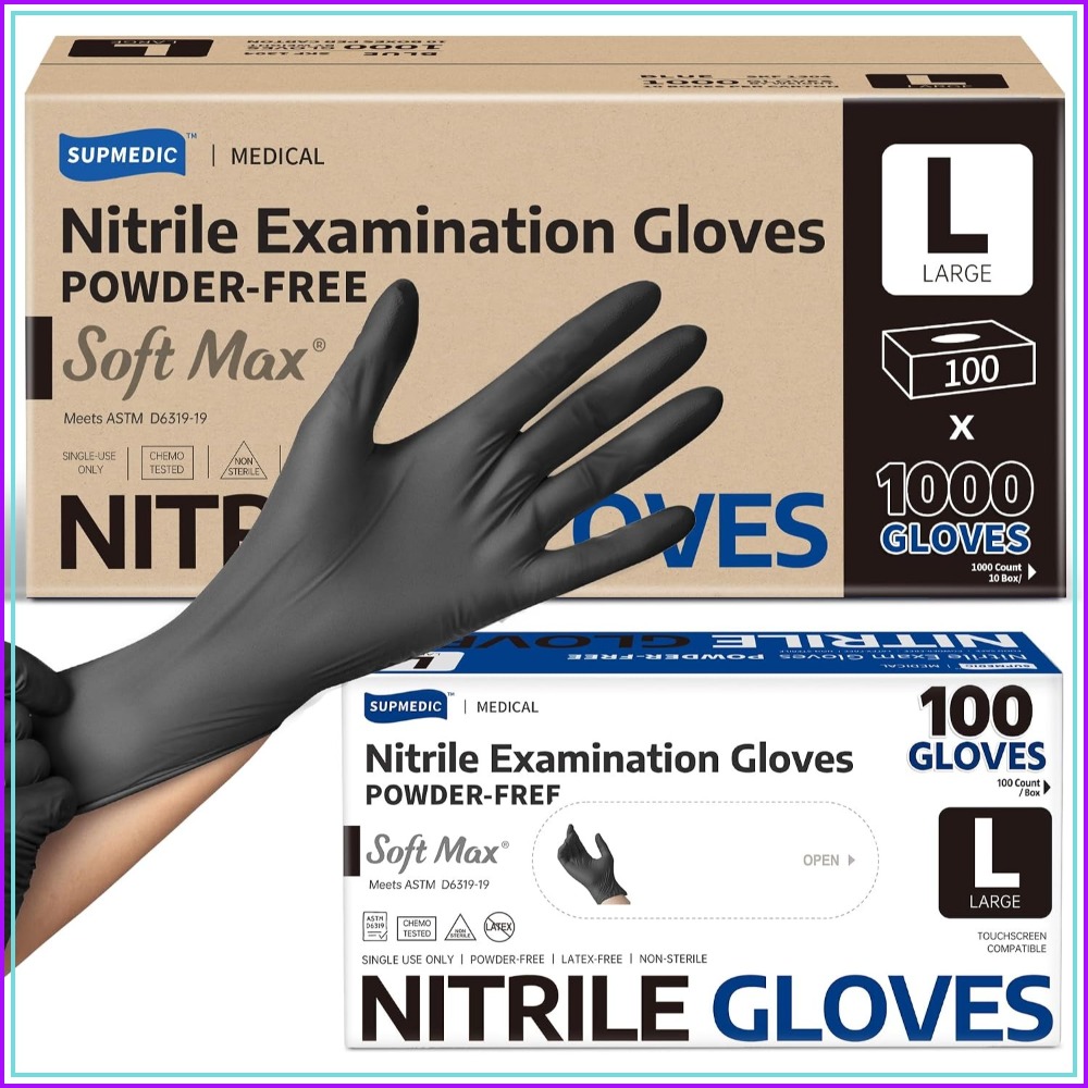 Exam Glove Nitrile - Nitrile Exam Gloves, 1000Pcs Latex-Free Powder-Free
