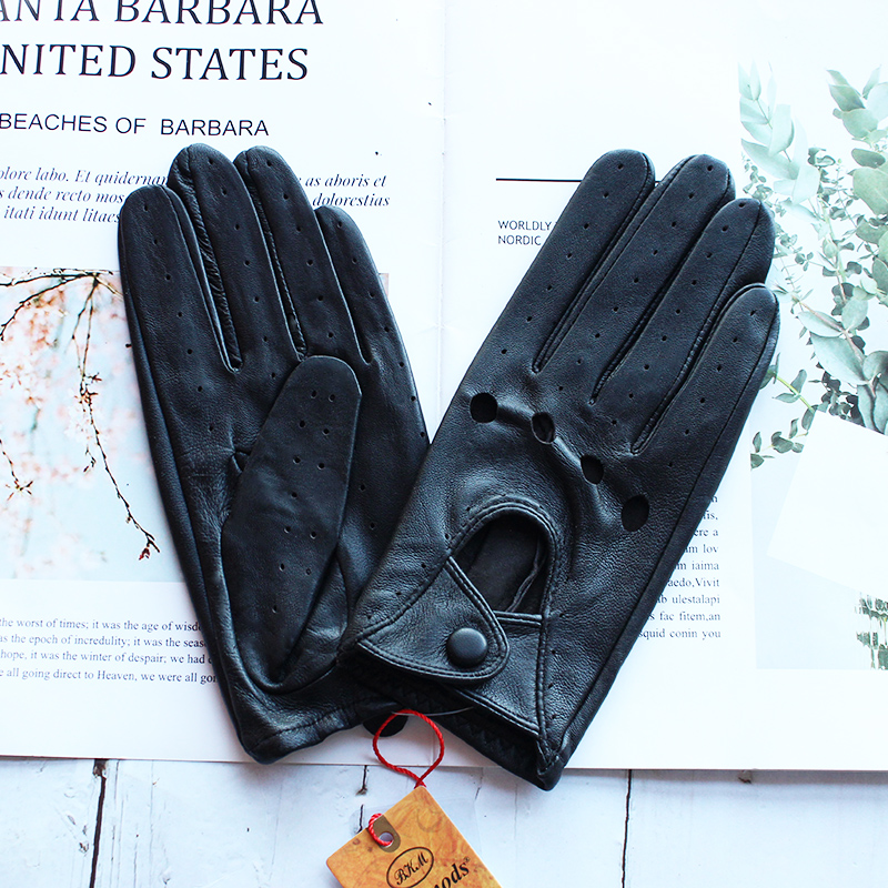 Women's Summer Full Finger Lea - Leather Driving Glove 评论和价格