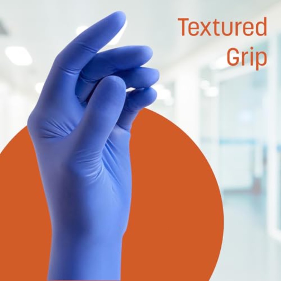 Caring Nitrile Exam Gloves, Bl - Exam Glove Nitrile 评论和价格