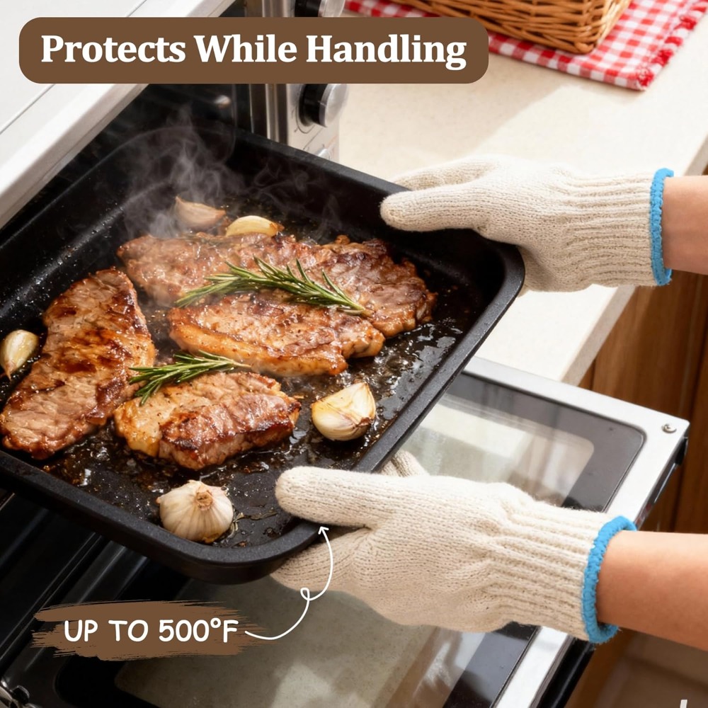 Heat Resistant Gloves - 932°F  - Heat Resistant Glove 评论和价格
