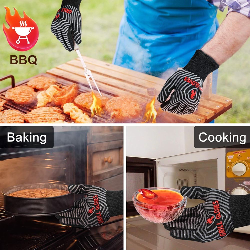 Silicone Heat Resistant Grilli - Oven Mitt Silicone 评论和价格