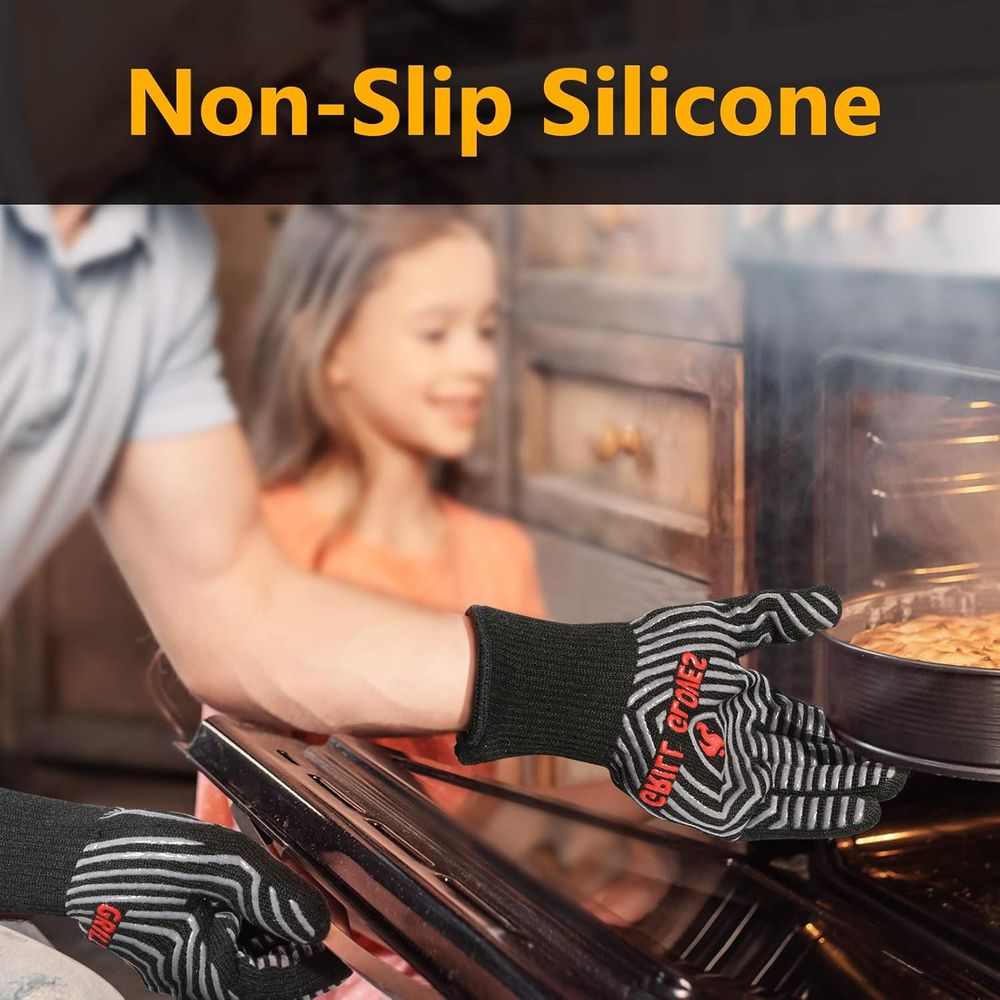 Silicone Heat Resistant Grilli - Oven Mitt Silicone 评论和价格