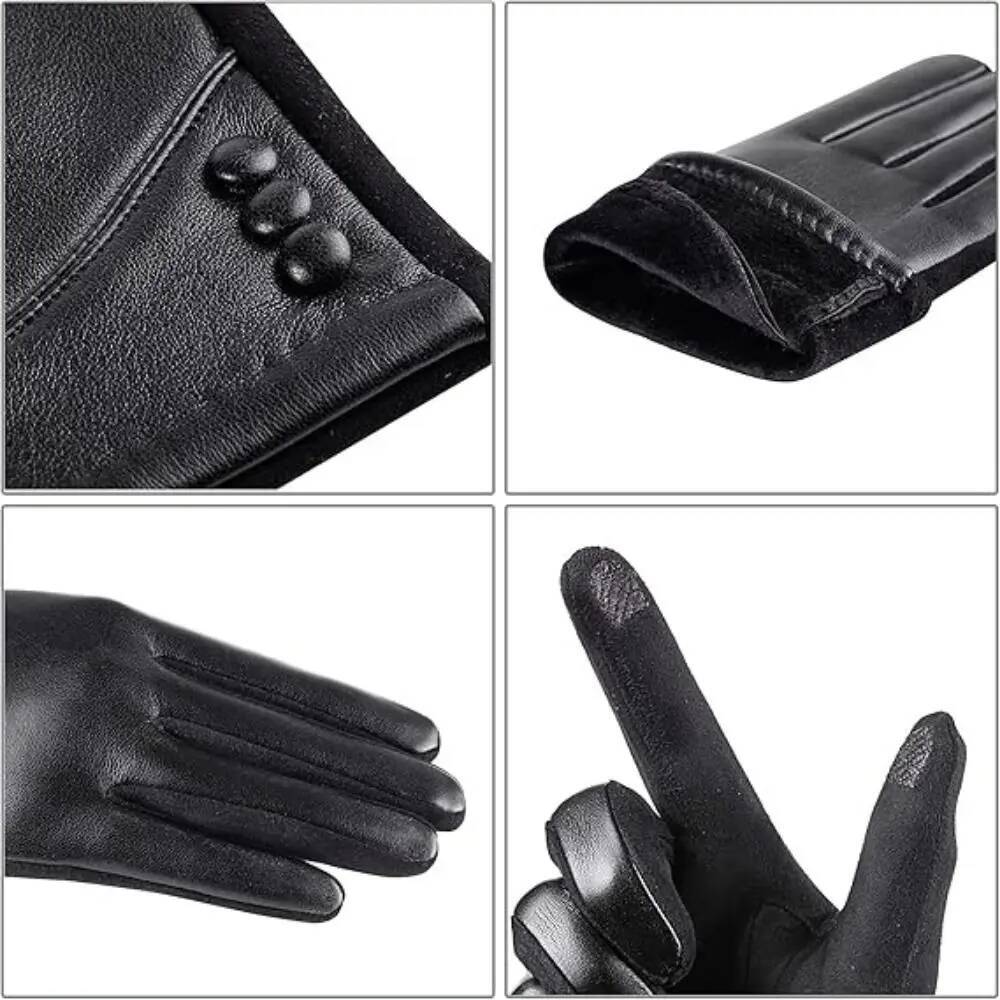 Women Gloves Touch Screen Wool - Wool Glove Lined 评论和价格