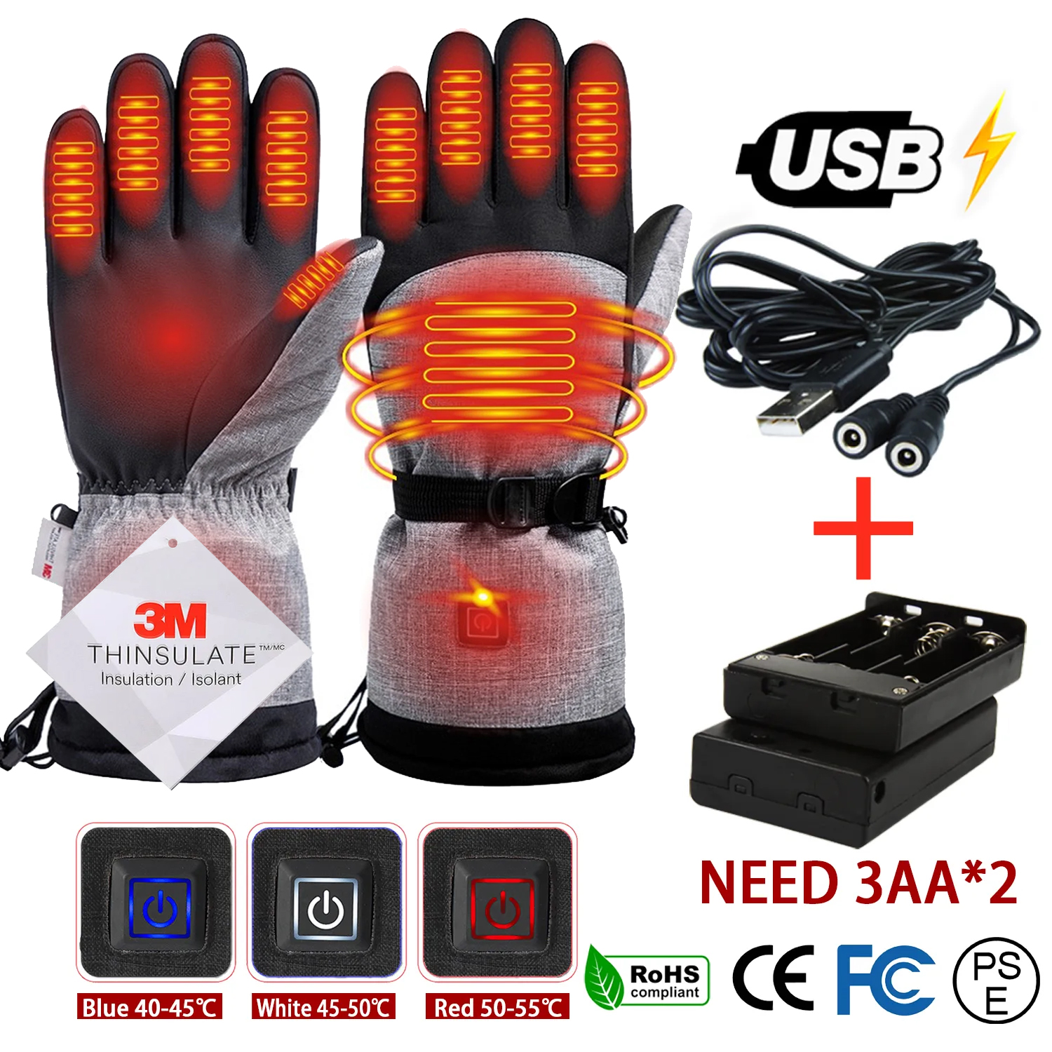 Winter Gloves 3M Cotton Heatin - Winter Glove Insulated 评论和价格