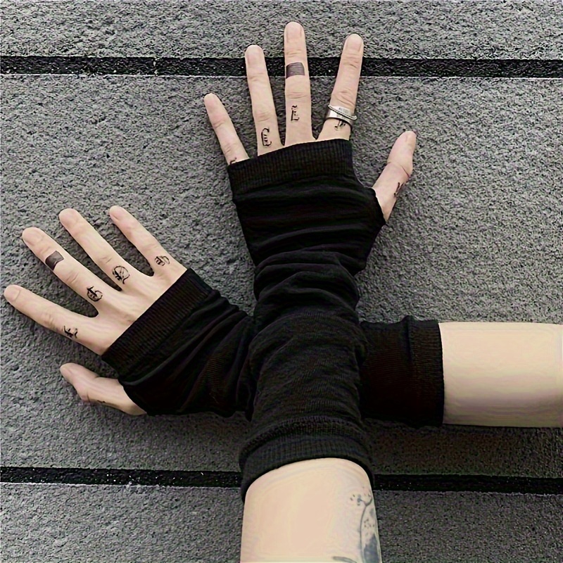 Fashion ninja arm cover, knitt - Fingerless Glove Knit 评论和价格