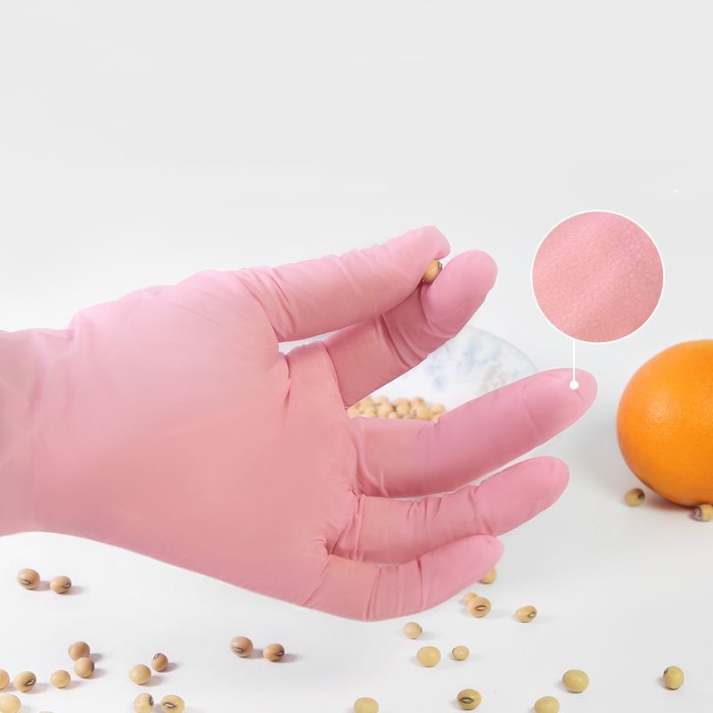 20/50/100PCS Pink Disposable G - Nitrile Mechanic Glove 评论和价格
