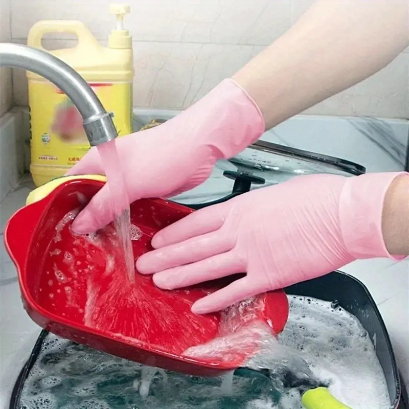 20/50/100PCS Pink Disposable G - Nitrile Mechanic Glove 评论和价格