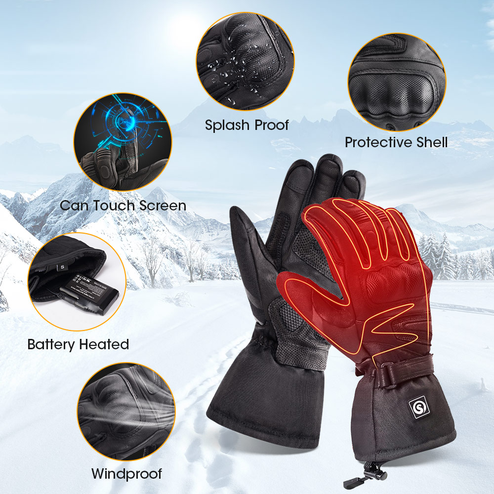 Snow Deer Winter Electric Heat - Ski Glove Waterproof 评论和价格