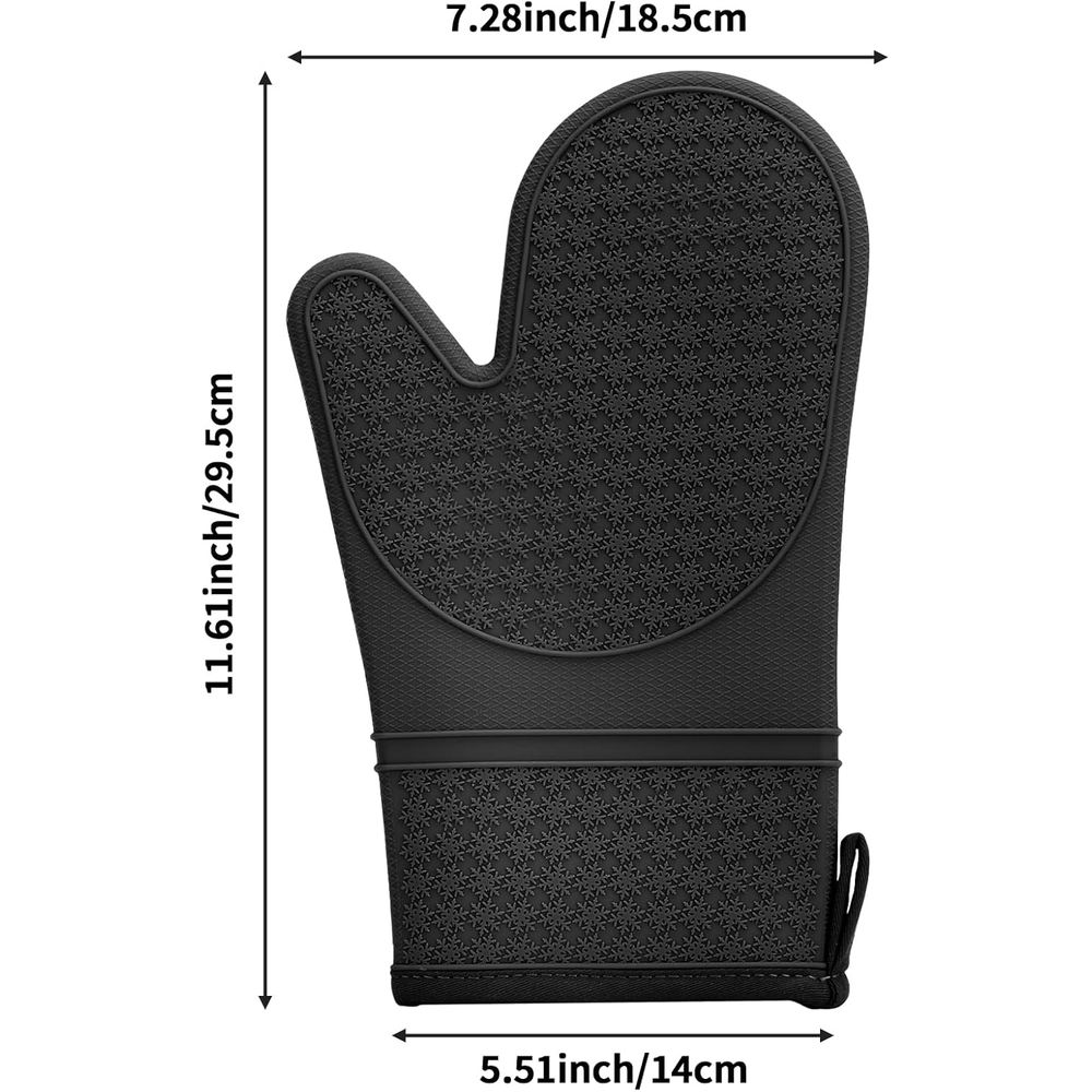 Heat Resistant Silicone Oven M - Oven Mitt Silicone 评论和价格