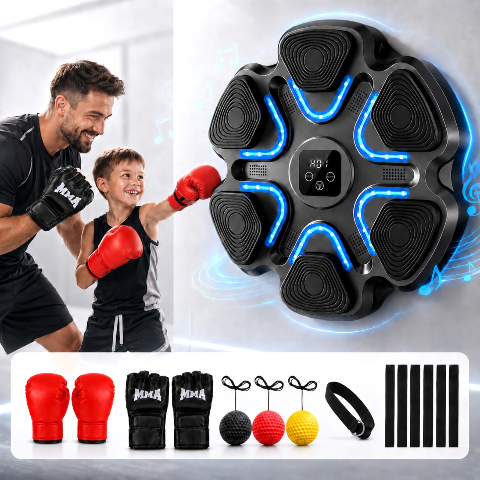 Music Boxing Machine Kids Adul - Workout Glove Gym 评论和价格