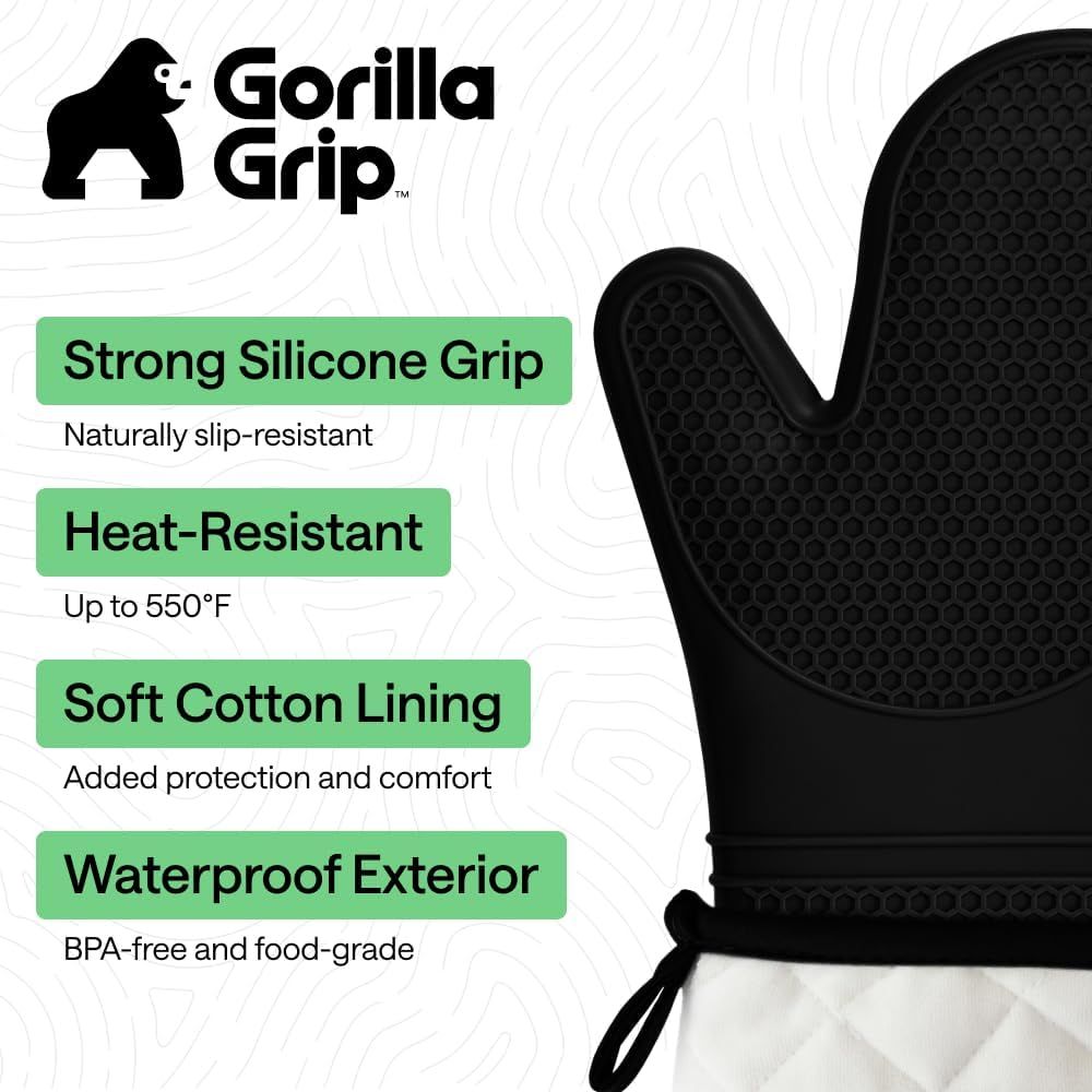 Heat Resistant Silicone Oven M - Oven Mitt Silicone 评论和价格