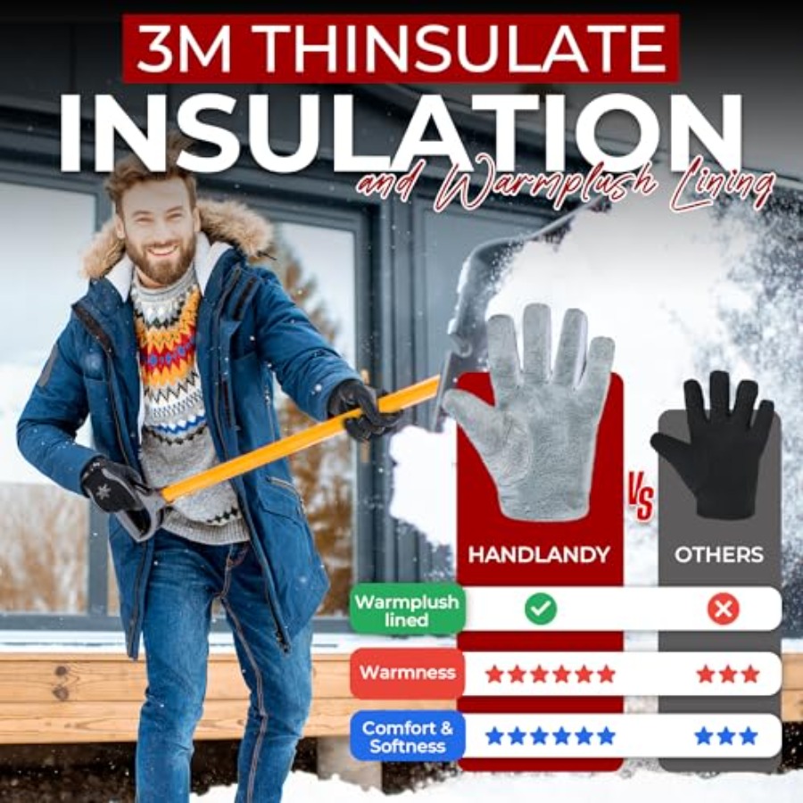 Winter Work Gloves for Men Wom - Winter Glove Insulated 评论和价格