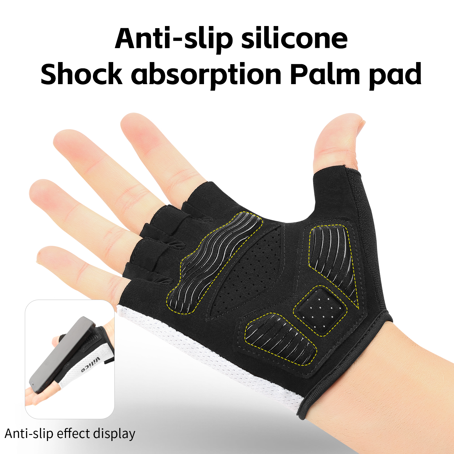 VILICO Breathable Half Finger  - Workout Glove Gym 评论和价格