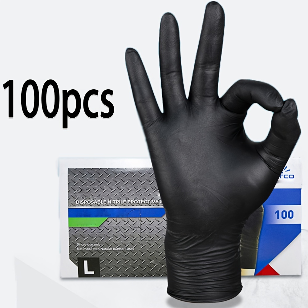 Black Nitrile Disposable Glove - Nitrile Mechanic Glove 评论和价格