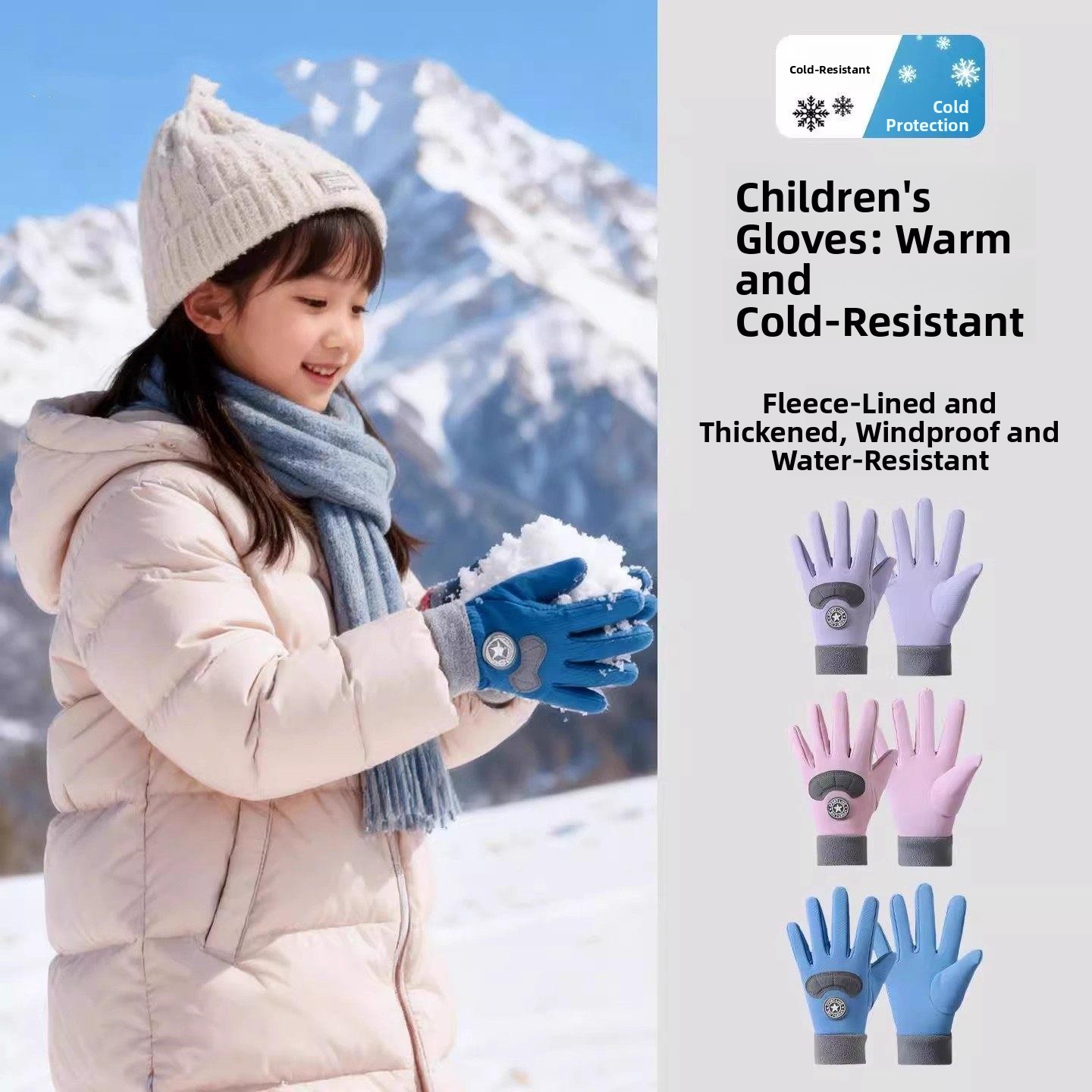 Children's Ski Gloves Winter W - Winter Glove Insulated 评论和价格