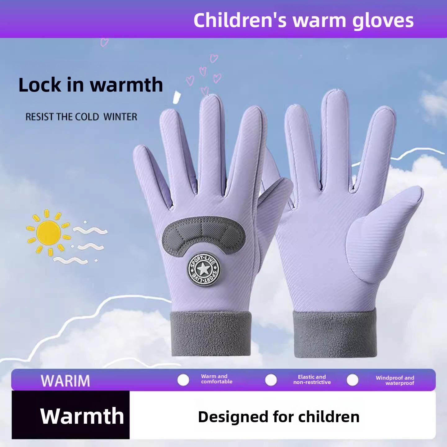 Children's Ski Gloves Winter W - Winter Glove Insulated 评论和价格