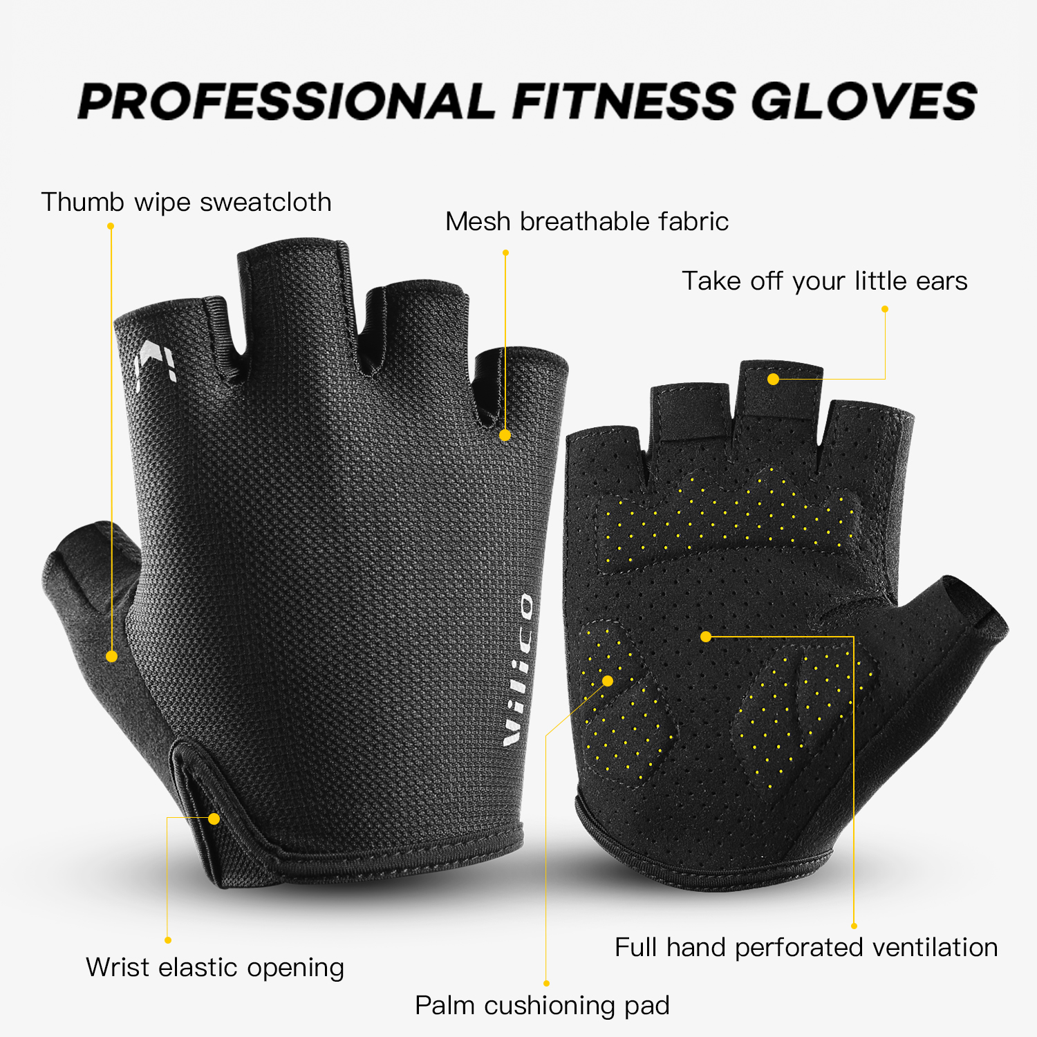 Vilico Sports Cycling Gloves H - Workout Glove Gym 评论和价格