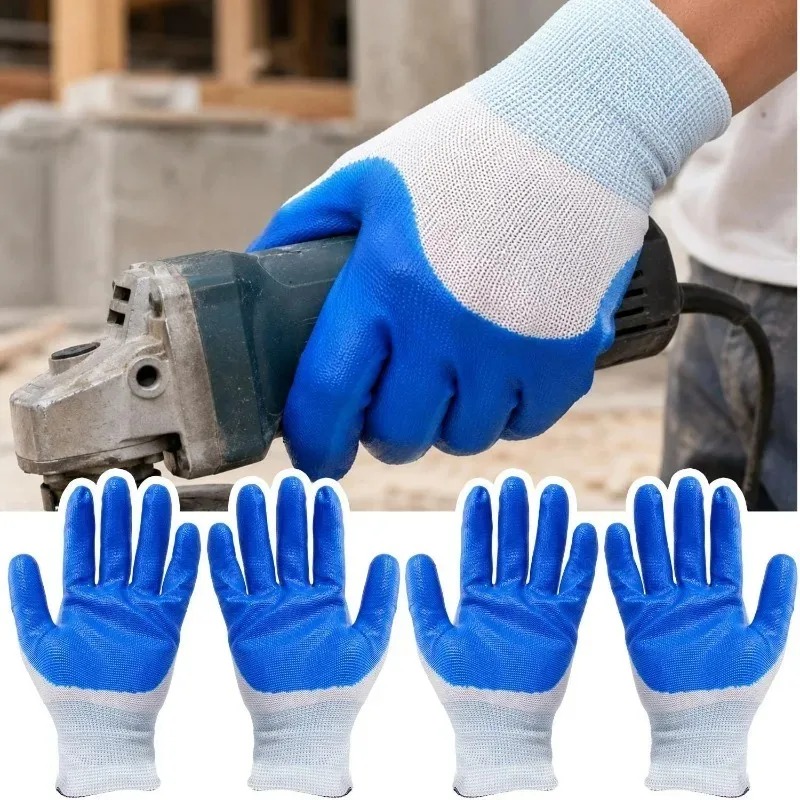 Blue Latex Rubber Nitrile Work - Nitrile Mechanic Glove 评论和价格