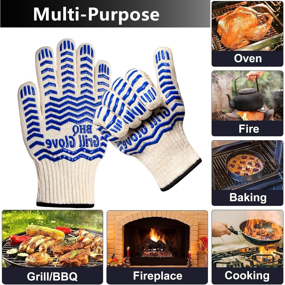 Heat Resistant Oven Gloves - B - Heat Resistant Glove 评论和价格