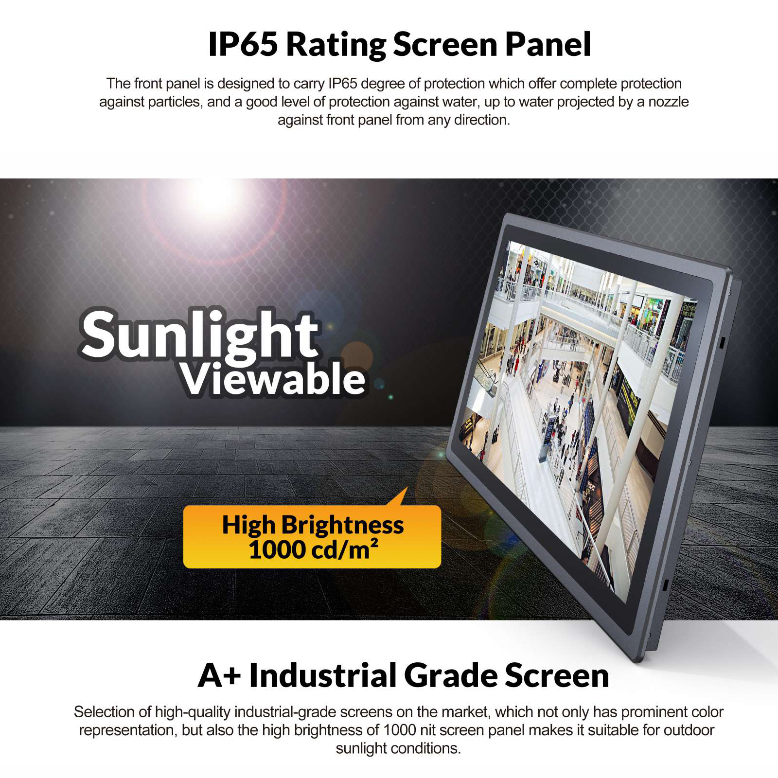Custom IP65 Waterproof Fanless - Touchscreen Glove Capacitive 评论和价格