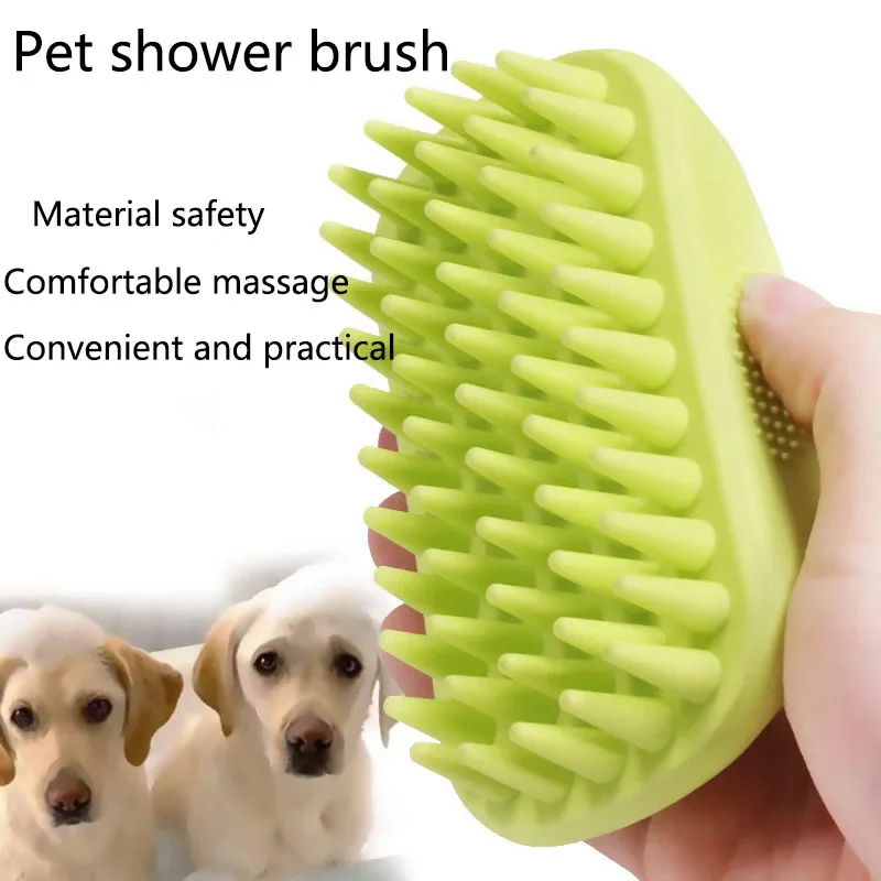 Pet Bath Brush Rubber Comb Hai - Rubber Glove Cleaning 评论和价格