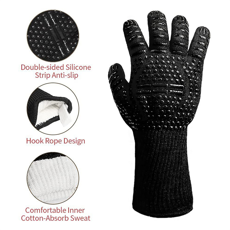 1PC Gloves 800 Degrees Firepro - Oven Mitt Silicone 评论和价格
