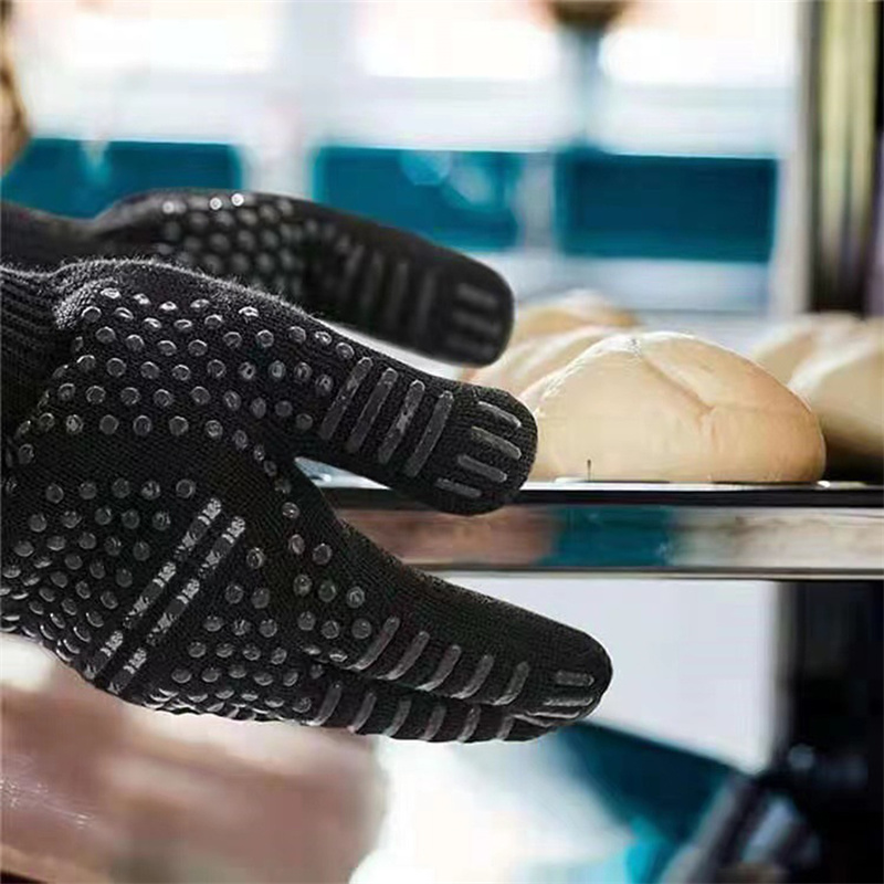 1PC Gloves 800 Degrees Firepro - Oven Mitt Silicone 评论和价格