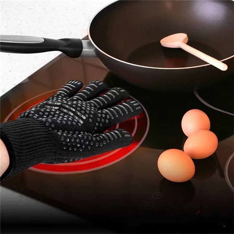 1PC Gloves 800 Degrees Firepro - Oven Mitt Silicone 评论和价格