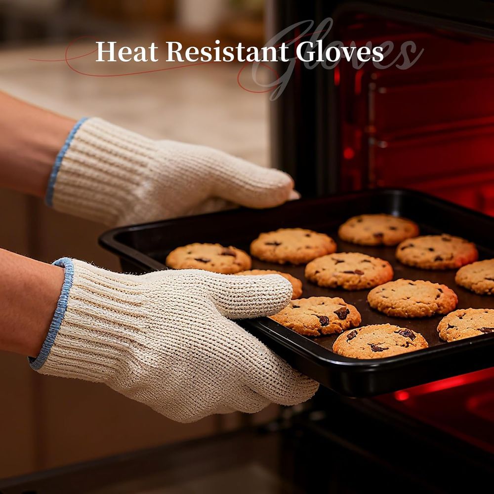 Heat-Resistant BBQ Gloves - Fu - Heat Resistant Glove 评论和价格