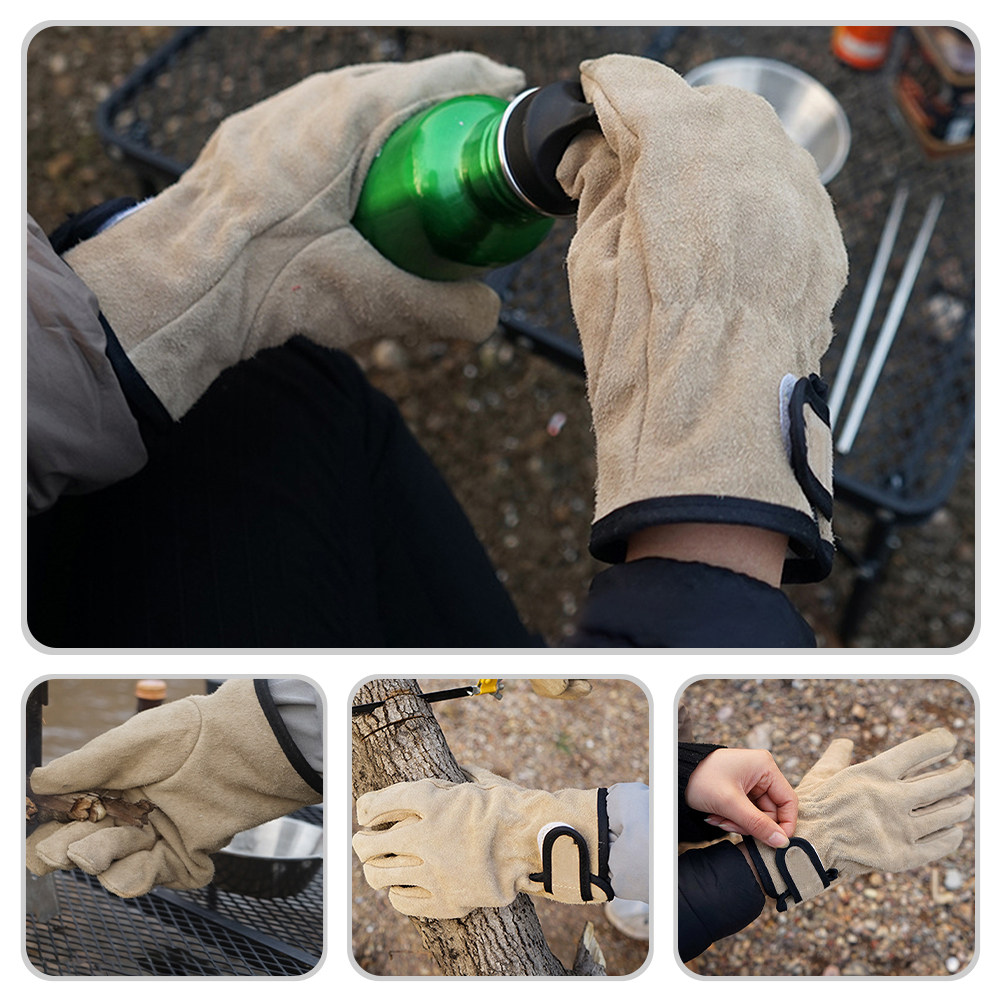 1Pair Oven Mitts Heat Resistan - Heat Resistant Glove 评论和价格