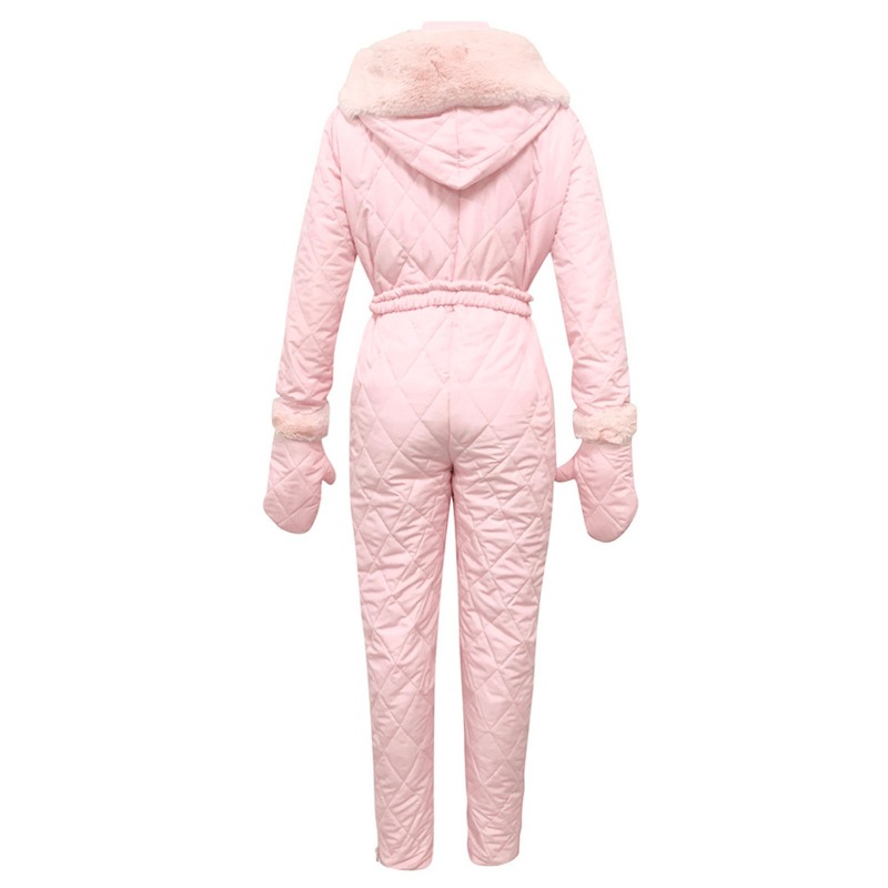 Couple's Solid Color Ski Suit, - Ski Glove Waterproof 评论和价格