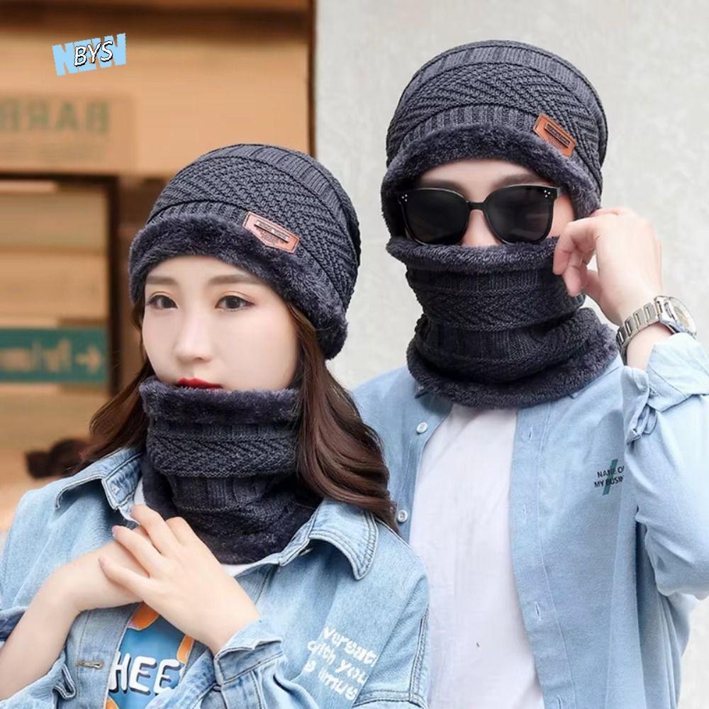 4pcs/set Soft Winter Beanie Ha - Wool Glove Lined 评论和价格