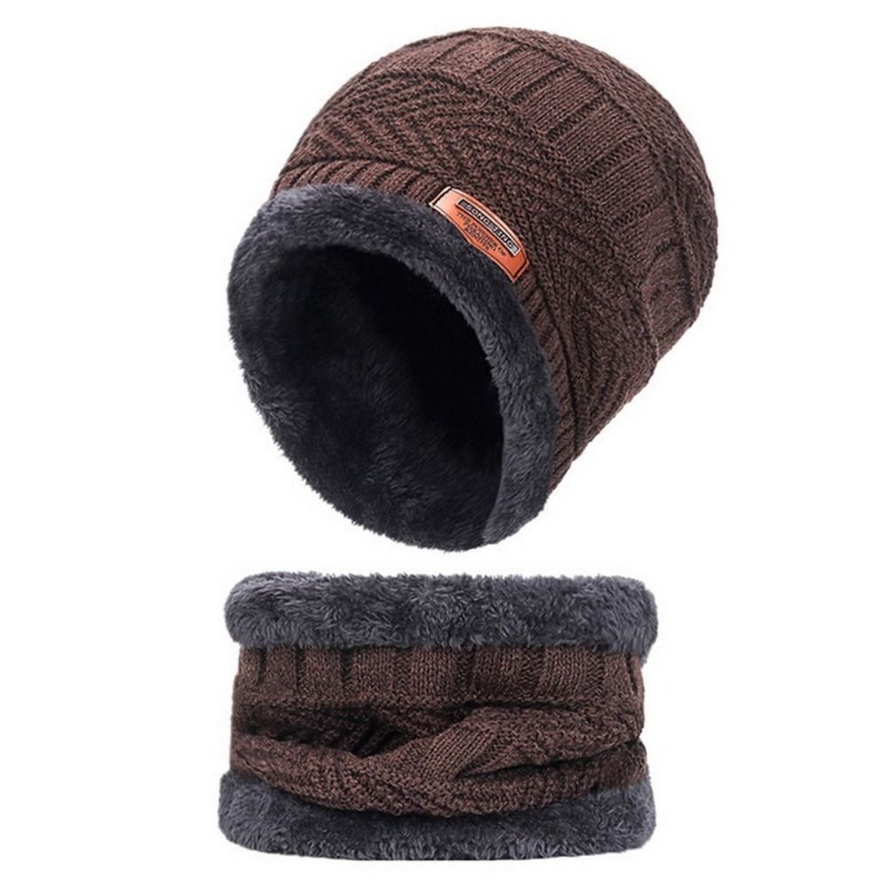 4pcs/set Soft Winter Beanie Ha - Wool Glove Lined 评论和价格