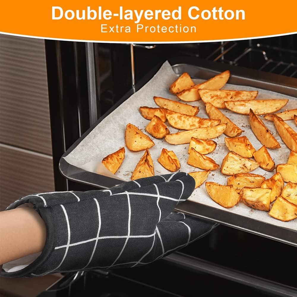 6-Piece Heat Resistant Oven Mi - Heat Resistant Glove 评论和价格