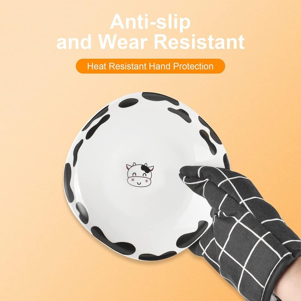6-Piece Heat Resistant Oven Mi - Heat Resistant Glove 评论和价格