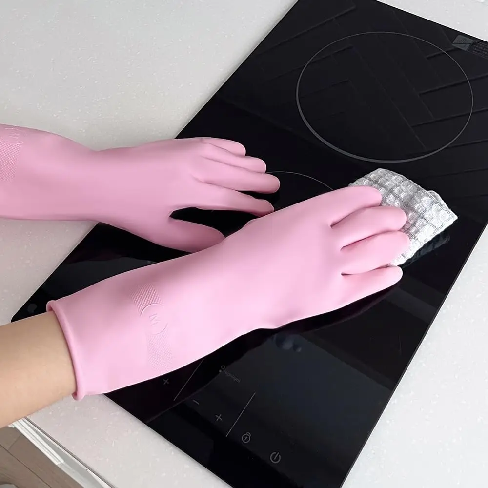 3 Pairs Cream-Coating Rubber G - Rubber Glove Cleaning 评论和价格