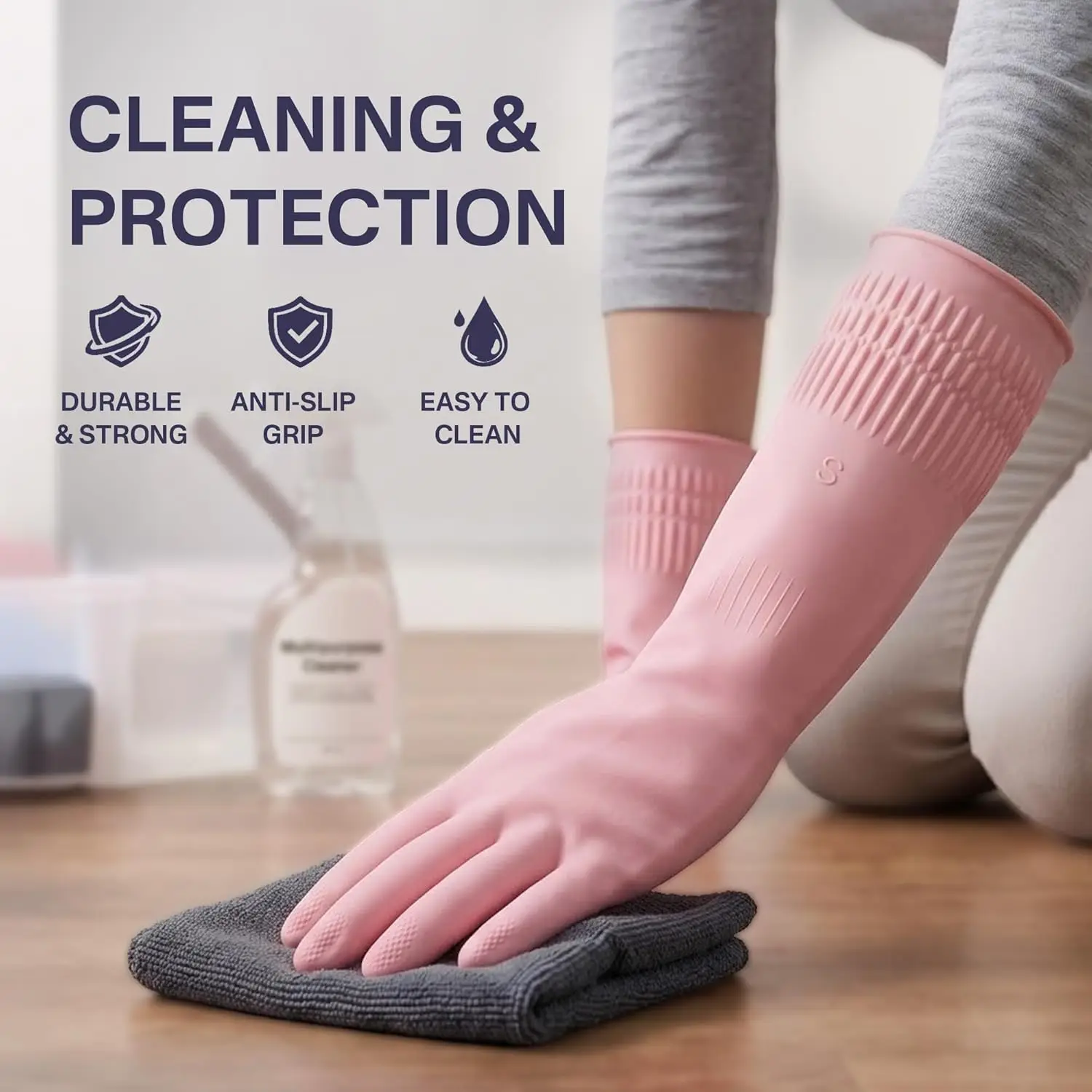Reusable Rubber Dishwashing Gl - Rubber Glove Cleaning 评论和价格