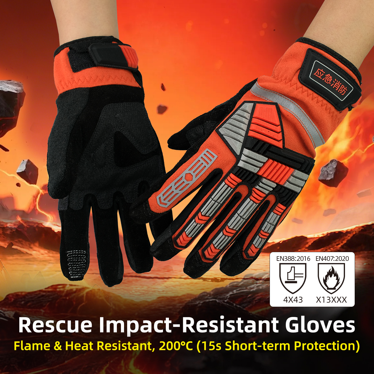 XYEHS 1 Pair TPR Impact Resist - Work Glove Impact 评论和价格