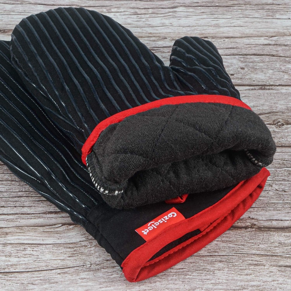 Heat Resistant Oven Mitts and  - Oven Mitt Silicone 评论和价格