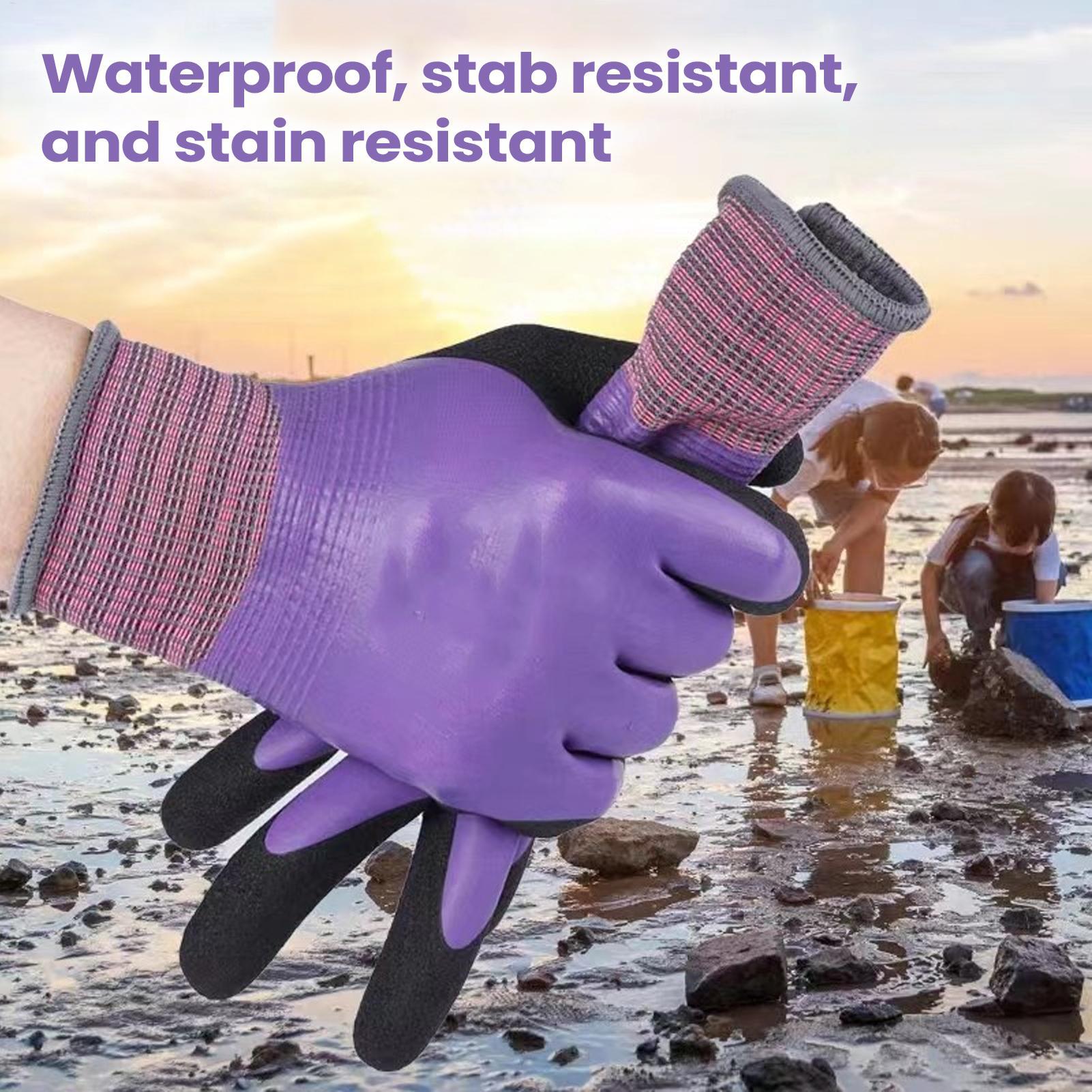 Waterproof Latex Safety Gloves - Gardening Glove Waterproof 评论和价格