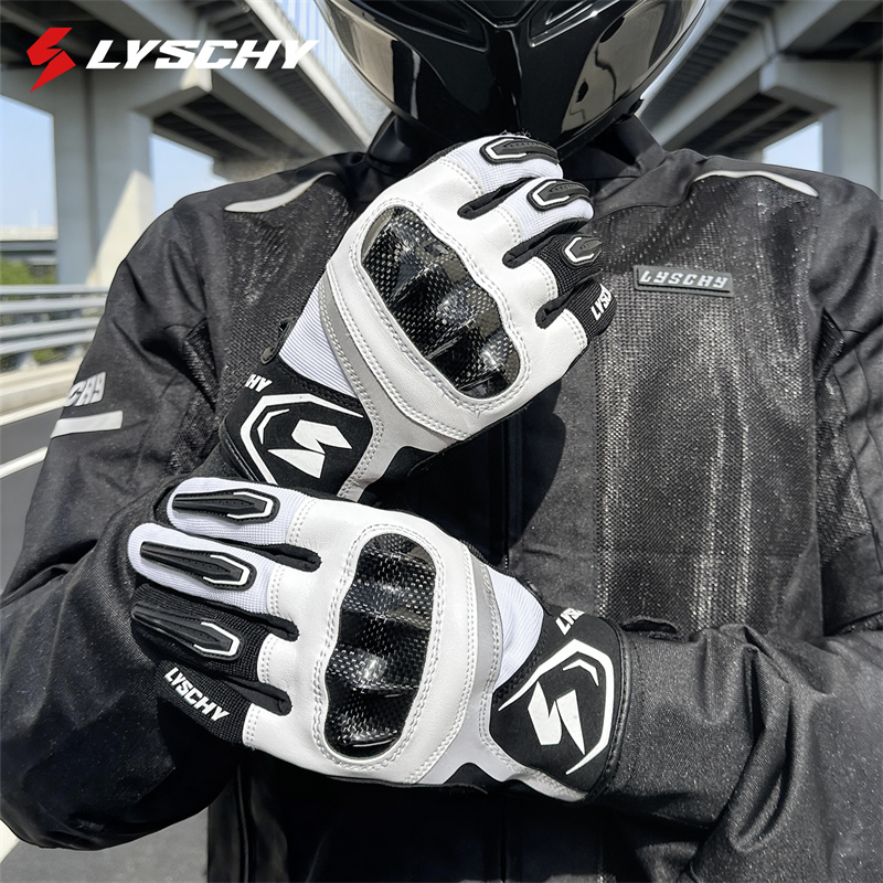 4-Season Motorcycle Leather Gl - Motorcycle Glove Knuckle 评论和价格