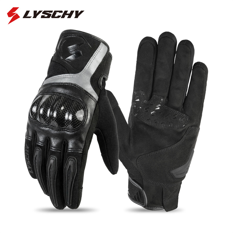 4-Season Motorcycle Leather Gl - Motorcycle Glove Knuckle 评论和价格